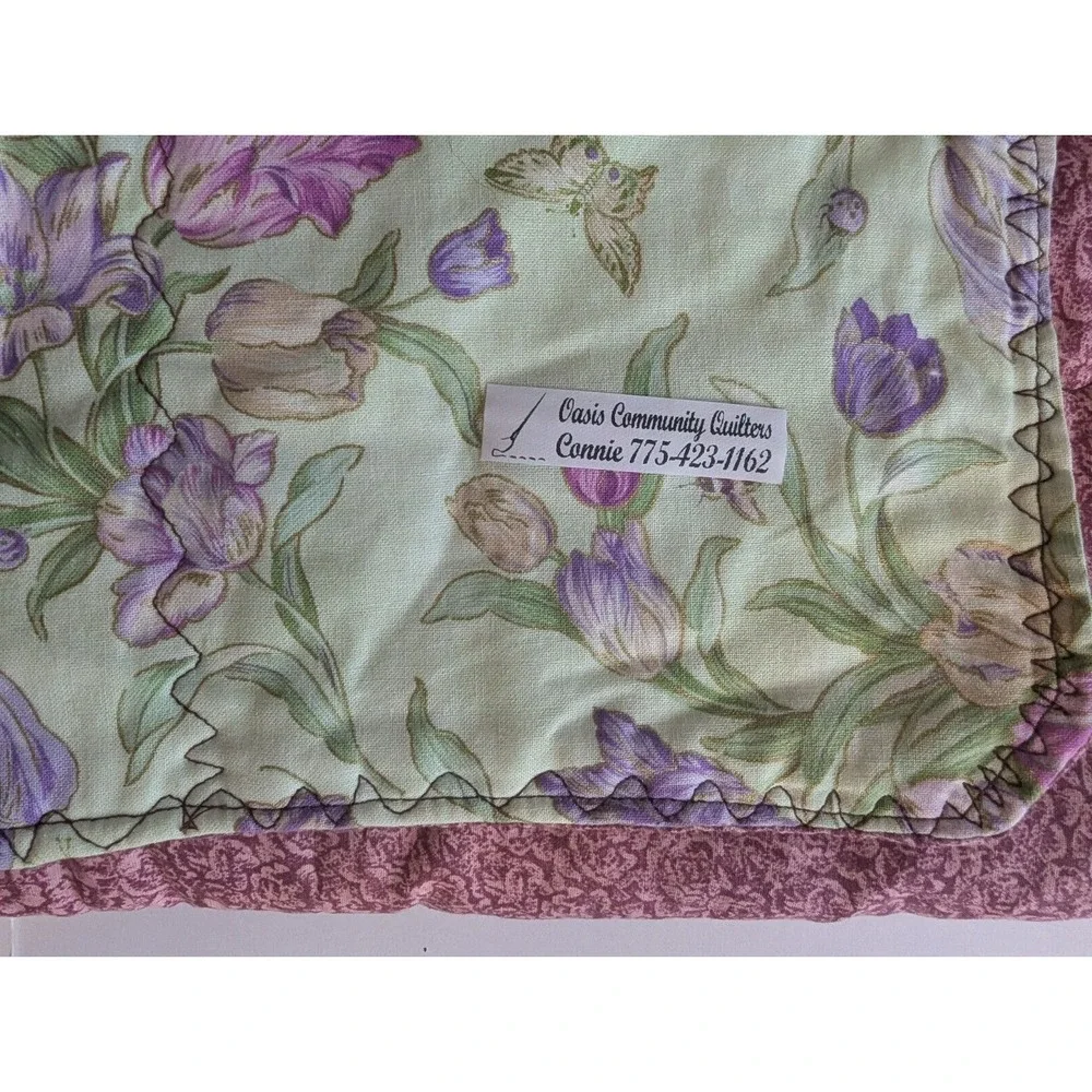 Quilt Patchwork Blanket Handmade 41